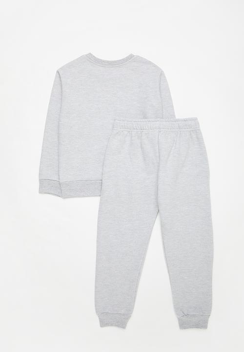 Pop Candy - Plain tracksuit set - grey