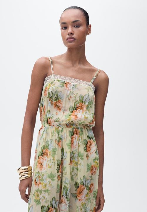 MANGO - Jumpsuit Stella - Light Beige