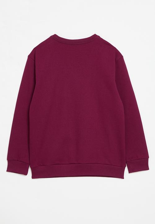 Pop Candy - Sweartshirt-maroon 