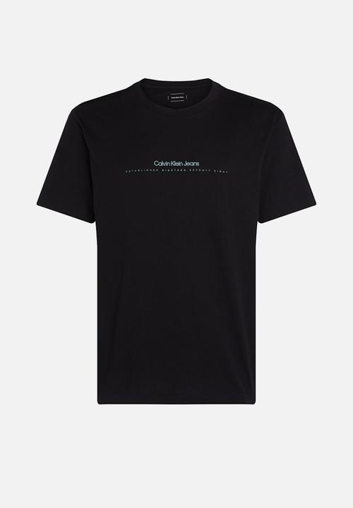 Calvin Klein - Minimal logo tee - ck black