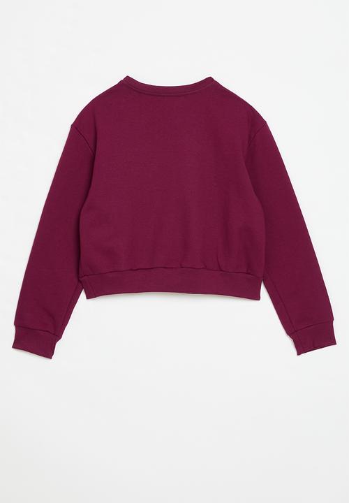 Pop Candy - Sweatshirt - maroon 