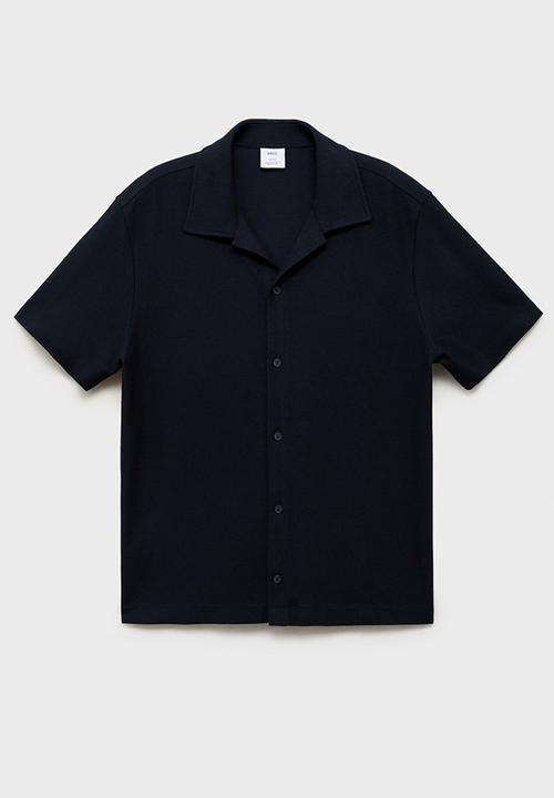 MANGO - Polo shirt perec - navy