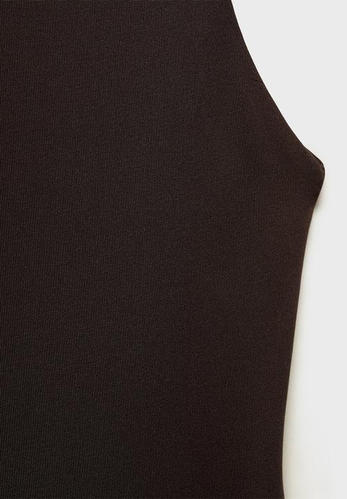 MANGO - Dress Luisa - Brown