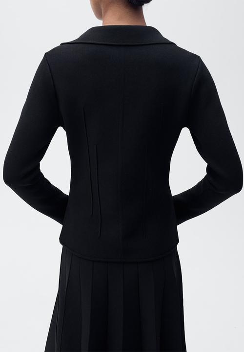 MANGO - Jacket Adrap - Black
