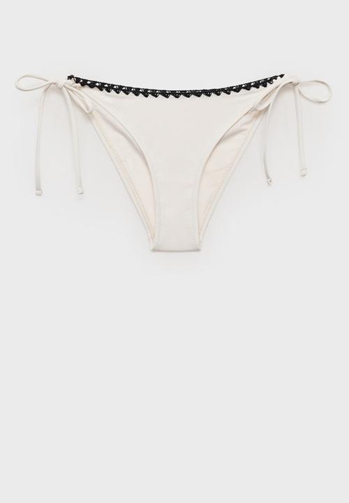 MANGO - Bikini Pantie Salines - White