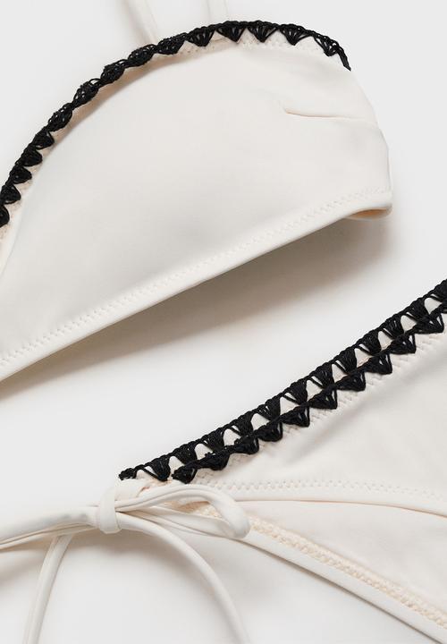 MANGO - Bikini Pantie Salines - White