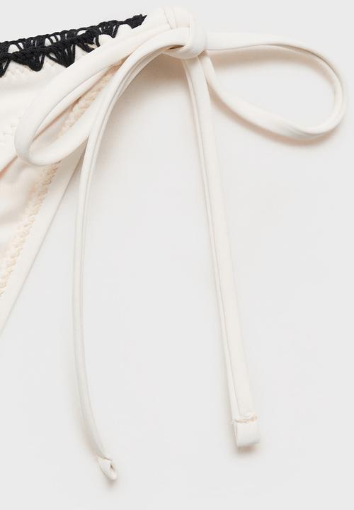 MANGO - Bikini Pantie Salines - White