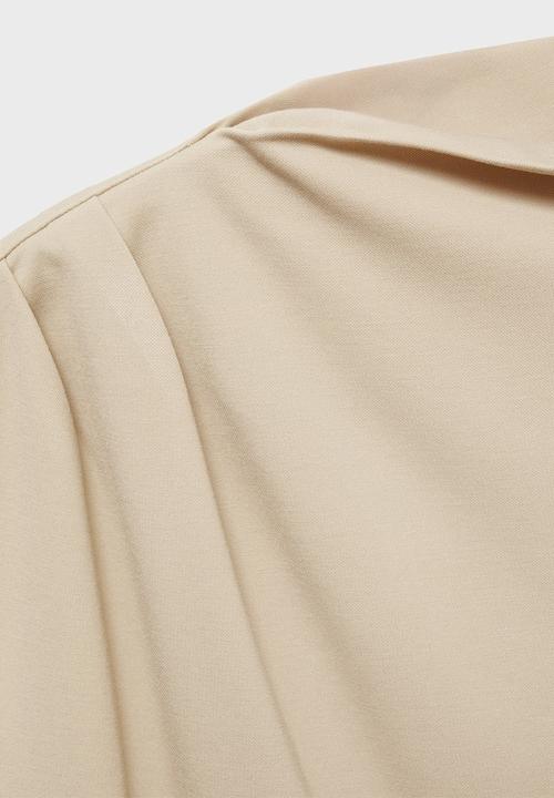 MANGO - T-Shirt Candela - Light Pastel Brown