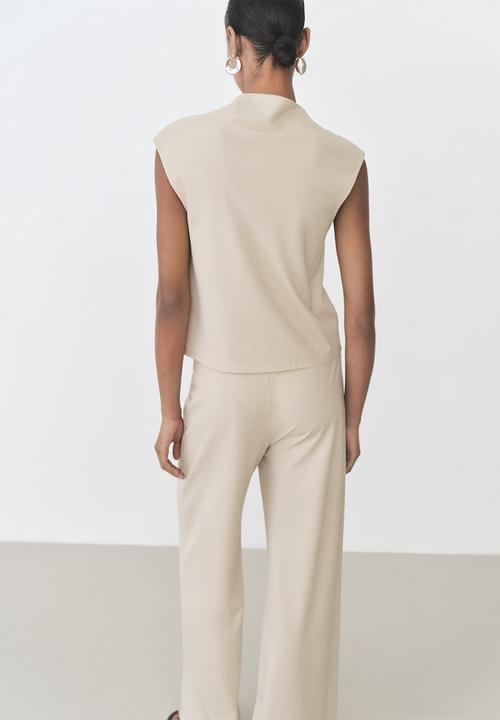 MANGO - T-Shirt Candela - Light Pastel Brown