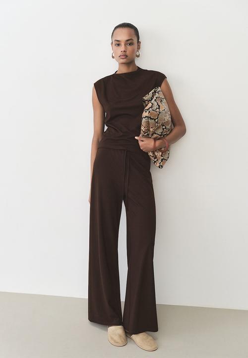 MANGO - T-Shirt Candela - Dark Brown