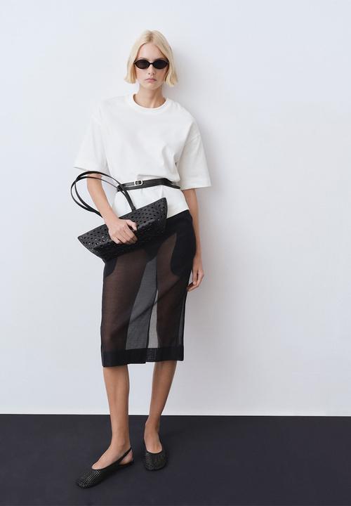 MANGO - T-Shirt Sita - White