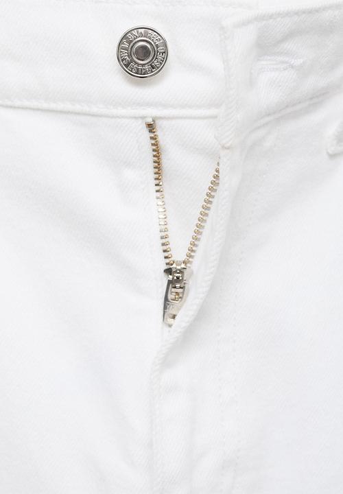 MANGO - Jeans Claudia - White