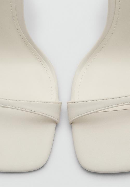 MANGO - Rose heel - light beige