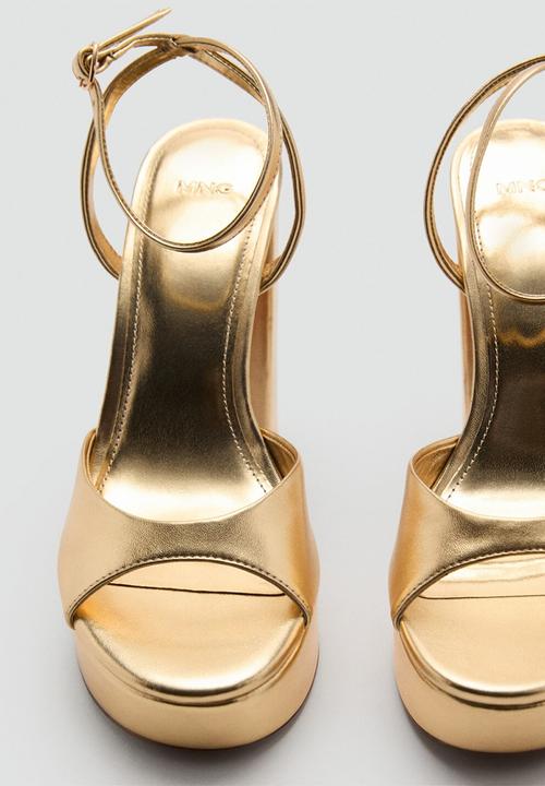 MANGO - Jones heel - gold