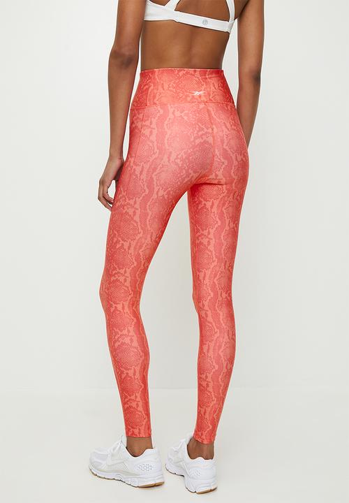Reebok - Id Train Aop Tight - Sunset Coral