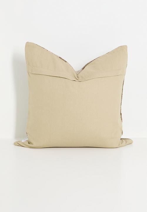 Sixth Floor - Stilo woven cushion cover - natural