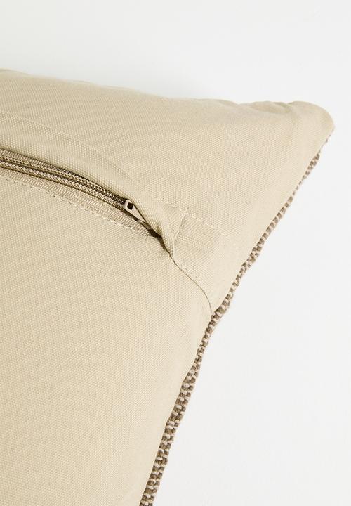 Sixth Floor - Stilo woven cushion cover - natural