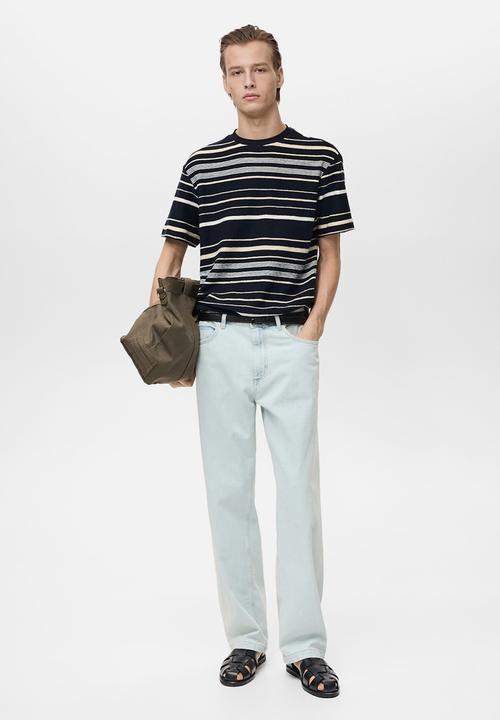 MANGO - T-SHIRT ROGER - NAVY