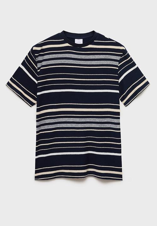 MANGO - T-SHIRT ROGER - NAVY