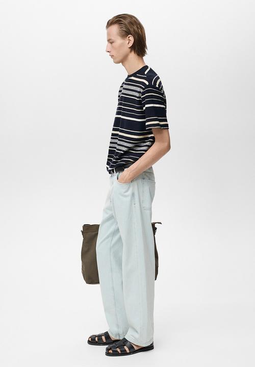 MANGO - T-SHIRT ROGER - NAVY