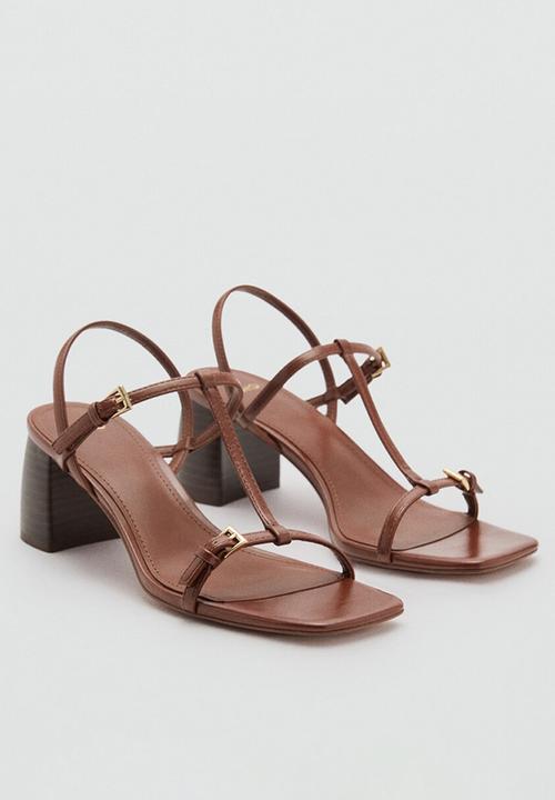 MANGO - Oporta heel - medium brown