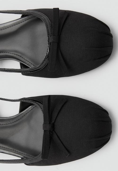 MANGO - Mely slingback - black