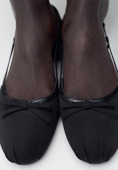 MANGO - Mely slingback - black