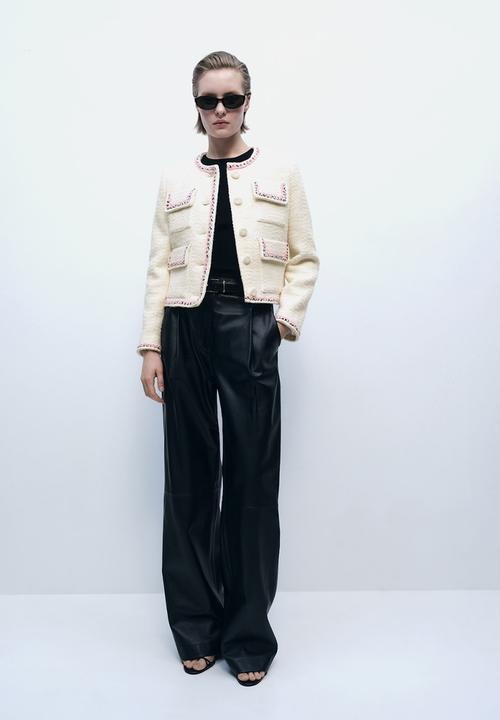 MANGO - Jacket Fresnat - Light Beige