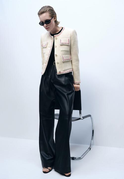 MANGO - Jacket Fresnat - Light Beige