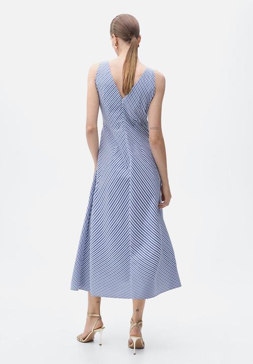 MANGO - Dress Prima - Medium Blue