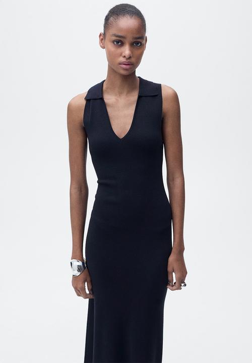 MANGO - Dress Moiso - Navy