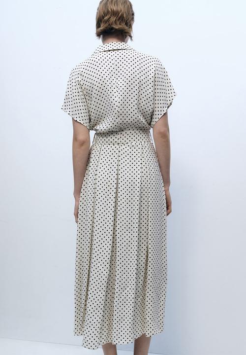 MANGO - Dress Adela - Natural