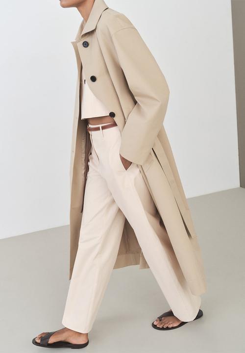 MANGO - Trousers Padua - Light Beige