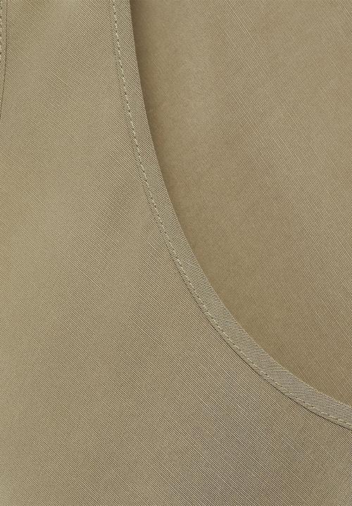 MANGO - Top Swade - Beige & Khaki