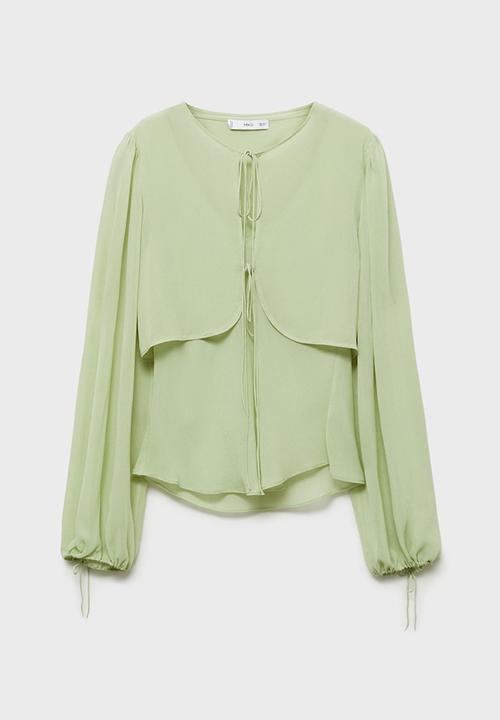 MANGO - Blouse Springy - Green