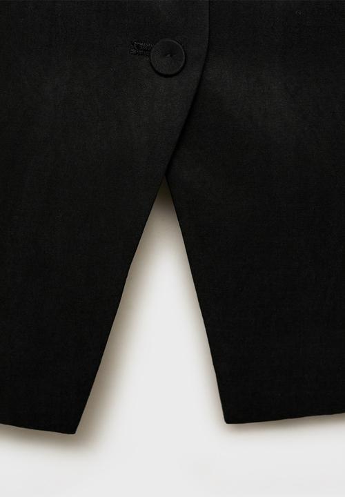 MANGO - Vest Amalfi - Black