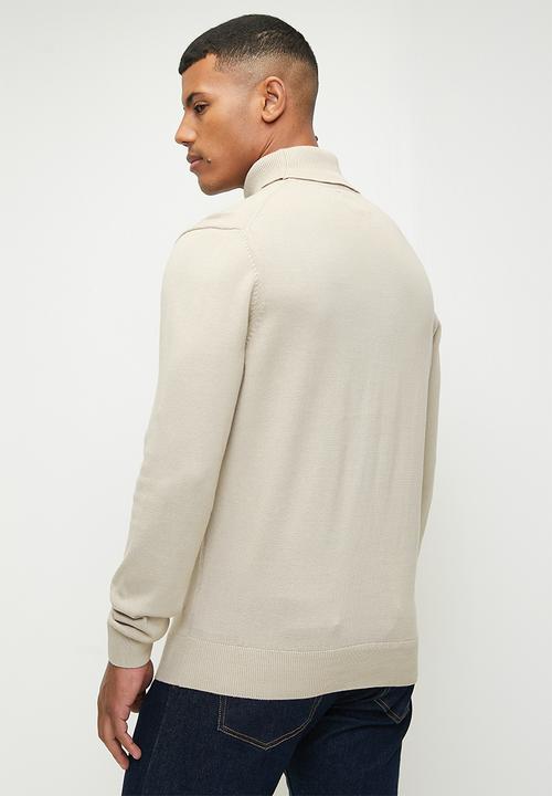 Ben Sherman - Roll Neck Knit - Sustained Grey