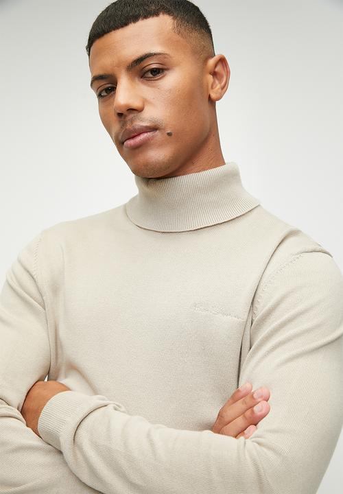 Ben Sherman - Roll Neck Knit - Sustained Grey
