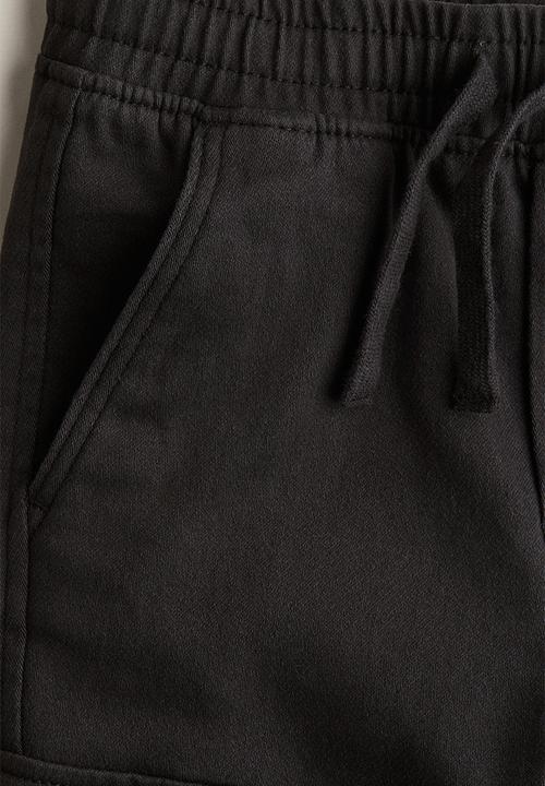 H&M - Cargo joggers - black