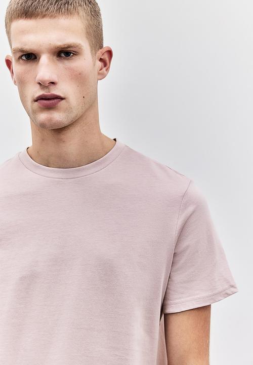 H&M - Regular fit round-neck T-shirt - pink