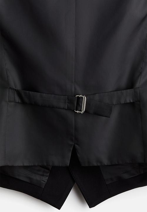 H&M - Slim fit suit waistcoat - black