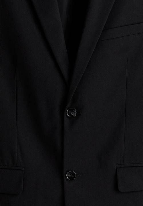 H&M - Slim fit jacket - black