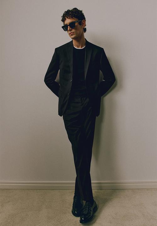 H&M - Slim fit jacket - black