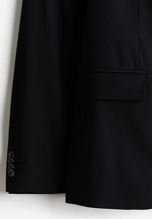 H&M - Slim fit jacket - black