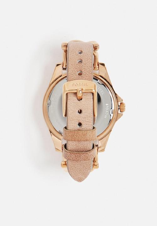 Fossil - Riley sand - leather white