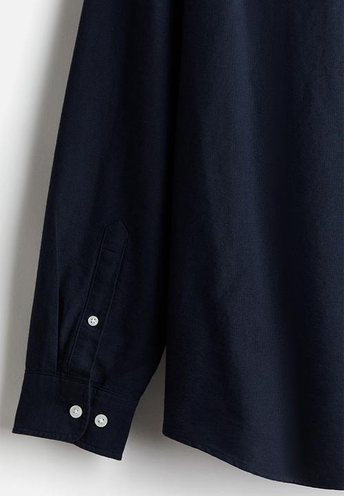 H&M - Regular fit oxford shirt - navy blue