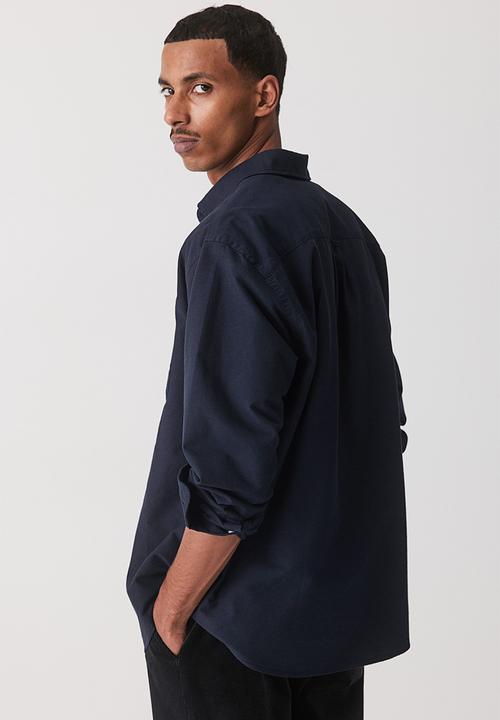 H&M - Regular fit oxford shirt - navy blue