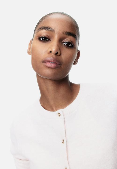 H&M - Knitted cardigan - pale pink 