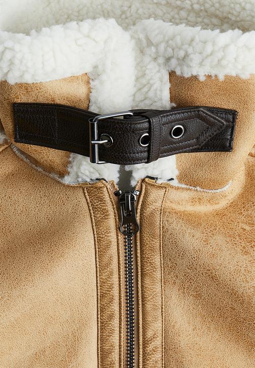H&M - Double-faced jacket - dark beige