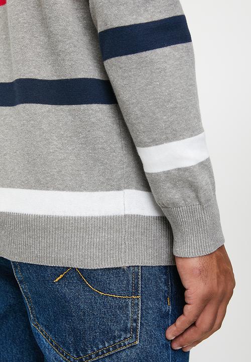 Brave Soul - Knitwear - Light Grey Marl